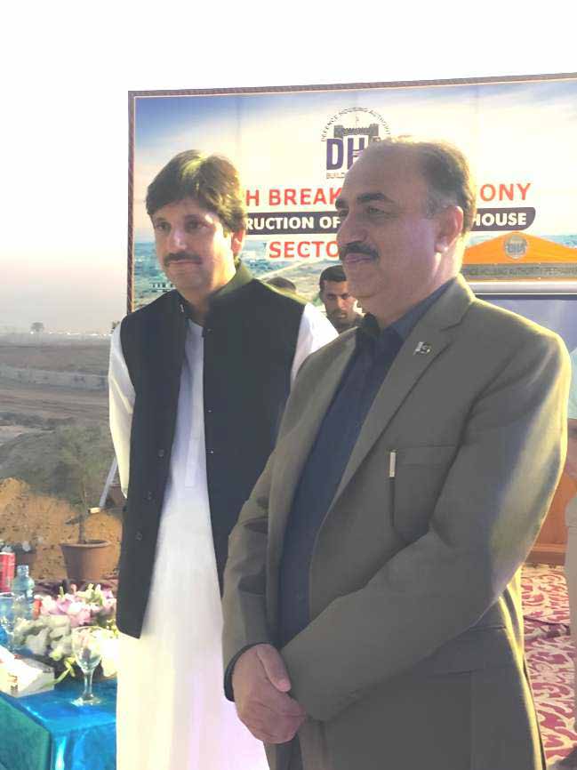 Groundbreaking ceremony, DHA Peshawar joint venture